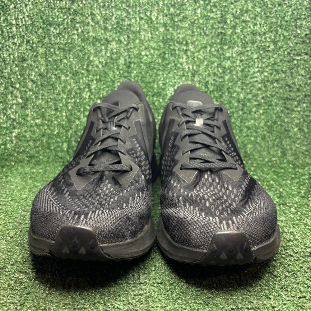 Nike Zoom Winflo 6 Triple Black Running Mesh Athletic Sneaker Black Mens Size 13